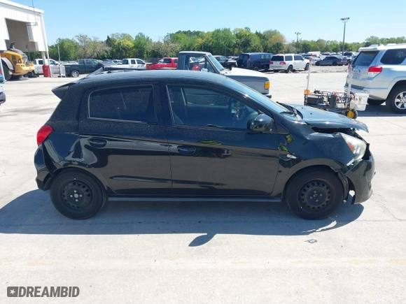 2015 Mitsubishi Mirage DE with VIN ML32A3HJ3FH058864, listed as a IAAI auction lot 41808337 with 160,185 mi miles. Bid and sale history available at carsss.com. Image 13.