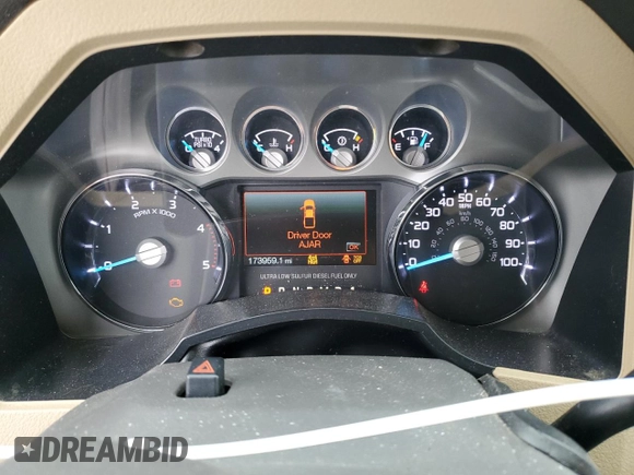 2012 Ford F-350 XL with VIN 1FT8W3DT8CEC65585, listed as a Copart auction lot 43032205 with 173,959 mi miles and Salvage Title. Bid and sale history available at DreamBid. Image 9.