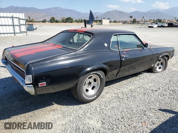1969 Mercury Cougar z VIN 9F91H535869, wystawiony jako Copart lot #74131214 z przebiegiem 52 039 mil mil oraz Szkoda całkowita • Salvage title. Historia ofert i sprzedaży dostępna na DreamBid. Obrazek 3.