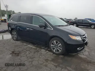 2015 Honda Odyssey Touring Elite z VIN 5FNRL5H93FB092682, wystawiony jako Copart lot #56884835 z przebiegiem 115 810 mil mil oraz Szkoda całkowita • Salvage title. Historia ofert i sprzedaży dostępna na DreamBid. Obrazek 4.