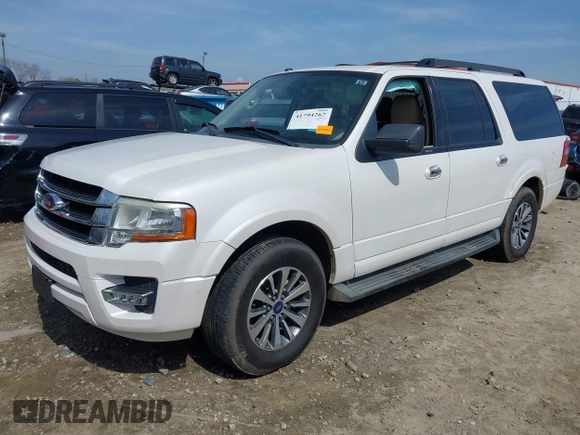 2017 Ford Expedition Max XLT with VIN 1FMJK1HT2HEA37502, listed as a IAAI auction lot 41794267 with Not provided miles and . Bid and sale history available at DreamBid. Image 2.