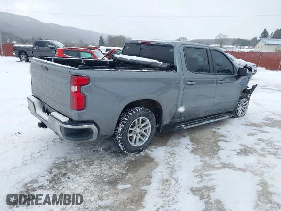 2021 Chevrolet Silverado 1500 LT with VIN 1GCUYDET7MZ134591, listed as a IAAI auction lot 41261339 with 69,601 mi miles. Bid and sale history available at carsss.com. Image 4.