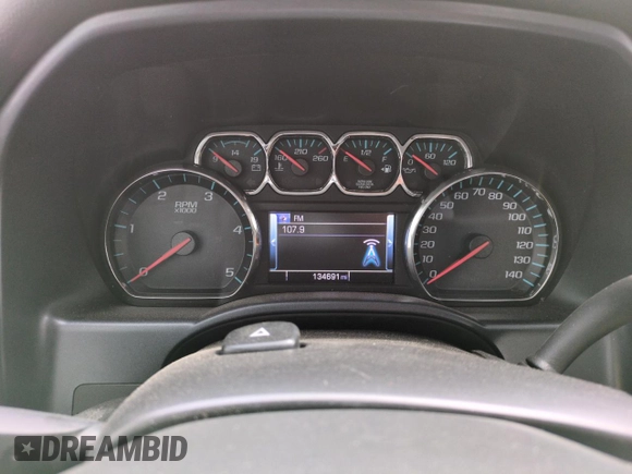 2017 Chevrolet Silverado 3500HD High Country with VIN 1GC4K1EY1HF234401, listed as a Copart auction lot 51244755 with 134,691 mi miles and Salvage Title. Bid and sale history available at DreamBid. Image 9.