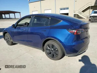 2024 Tesla Model Y with VIN 7SAYGDED8RF132720, listed as a Copart auction lot 45631755 with Not Provided miles and Salvage Title. Bid and sale history available at DreamBid. Image 2.