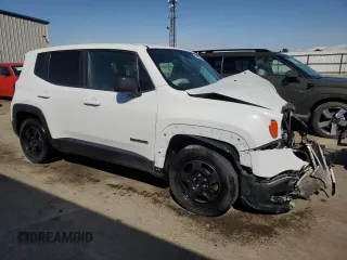 2018 Jeep Renegade Sport with VIN ZACCJAAB8JPG70147, listed as a Copart auction lot 52052215 with 60,821 mi miles and Salvage title. Bid and sale history available at DreamBid. Image 4.