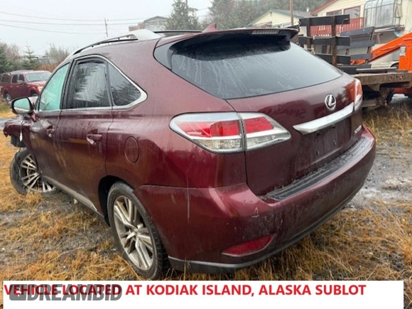 2015 Lexus RX 350 with VIN 2T2BK1BA7FC253891, listed as a Copart auction lot 81840314 with Not provided miles and Salvage title. Bid and sale history available at DreamBid. Image 2.