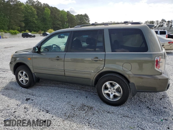 2007 Honda Pilot EX-L with VIN 5FNYF28567B038017, listed as a Copart auction lot 54233425 with 186,712 mi miles and Salvage title. Bid and sale history available at DreamBid. Image 2.