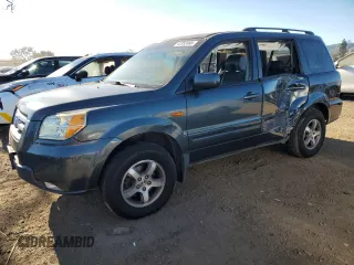 2006 Honda Pilot EX-L with VIN 5FNYF18656B020609, listed as a Copart auction lot 42392465 with 80,521 mi miles and Salvage Title. Bid and sale history available at DreamBid. Image 1.