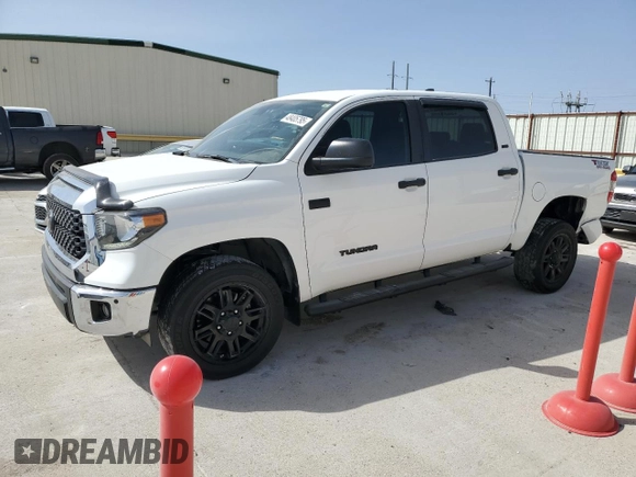 2021 Toyota Tundra 2WD SR5 with VIN 5TFEY5F10MX297957, listed as a Copart auction lot 48405795 with 47,760 mi miles and Salvage Title. Bid and sale history available at carsss.com. Image 1.