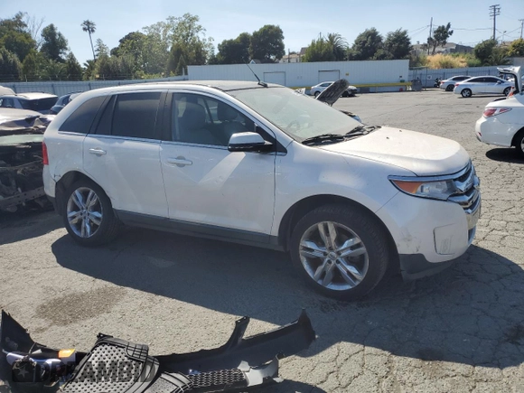 2013 Ford Edge Limited with VIN 2FMDK3KC6DBE07874, listed as a Copart auction lot 62409265 with 171,978 mi miles and Salvage title. Bid and sale history available at DreamBid. Image 4.