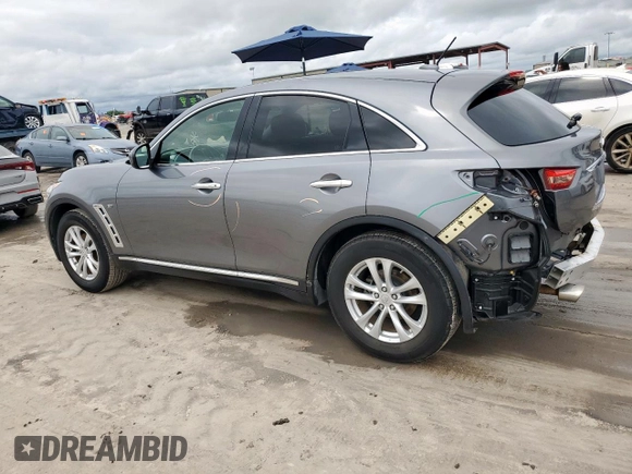 2017 Infiniti QX70 z VIN JN8CS1MU7HM141618, wystawiony jako Copart lot #59794075 z przebiegiem 114 272 mil mil oraz Szkoda całkowita • Salvage title. Historia ofert i sprzedaży dostępna na DreamBid. Obrazek 2.