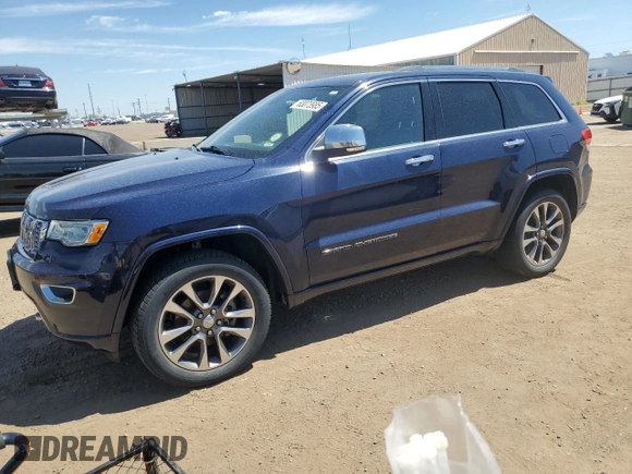 2017 Jeep Grand Cherokee Overland with VIN 1C4RJFCG0HC943029, listed as a Copart auction lot 63073985 with 100,550 mi miles and Clean title. Bid and sale history available at DreamBid. Image 1.