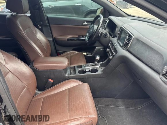 2017 Kia Sportage SX Turbo with VIN KNDPR3A68H7265177, listed as a Copart auction lot 60561175 with 117,330 mi miles and Clean title. Bid and sale history available at DreamBid. Image 5.