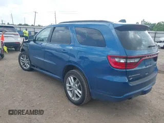 2025 Dodge Durango GT Plus with VIN 1C4RDJDG9SC517906, listed as a IAAI auction lot 42164264 with 1,247 mi miles and . Bid and sale history available at DreamBid. Image 3.
