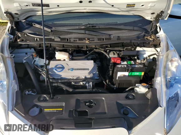 2011 Nissan LEAF SL with VIN JN1AZ0CP3BT004857, listed as a Copart auction lot 45023395 with 68,637 mi miles and Clean Title. Bid and sale history available at carsss.com. Image 24.