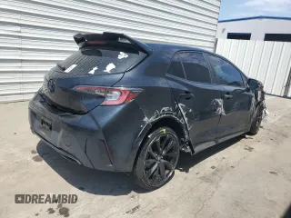 2022 Toyota Corolla Hatchback SE with VIN JTND4MBE2N3180539, listed as a Copart auction lot 66838274 with 36,582 mi miles and Salvage Title. Bid and sale history available at carsss.com. Image 3.