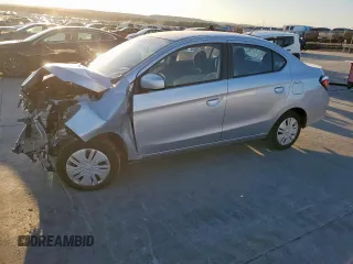 2024 Mitsubishi Mirage ES z VIN ML32FUFJ7RHF17153, wystawiony jako Copart lot #49662275 z przebiegiem 397 mil mil oraz Szkoda całkowita • Salvage title. Historia ofert i sprzedaży dostępna na DreamBid. Obrazek 1.