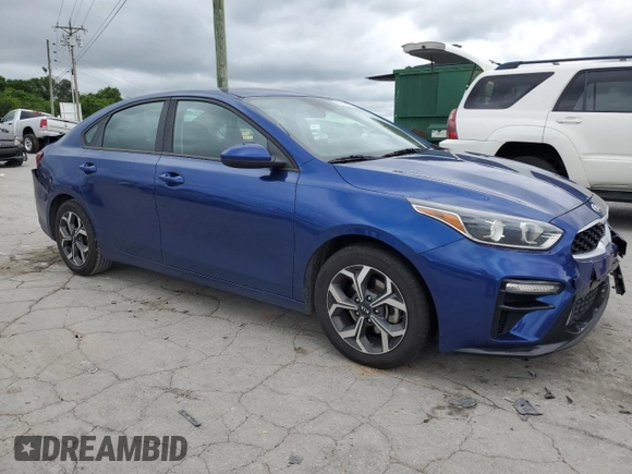 2019 Kia Forte LXS with VIN 3KPF24AD6KE049596, listed as a Copart auction lot 56276635 with 113,161 mi miles and Salvage title. Bid and sale history available at DreamBid. Image 4.