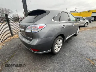 2012 Lexus RX 450h with VIN JTJZB1BA3C2406731, listed as a Copart auction lot 49782595 with 167,699 mi miles and Clean title. Bid and sale history available at DreamBid. Image 4.