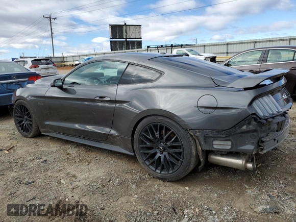 2019 Ford Mustang GT with VIN 1FA6P8CF5K5167812, listed as a Copart auction lot 47606065 with 49,386 mi miles and Salvage Title. Bid and sale history available at DreamBid. Image 2.
