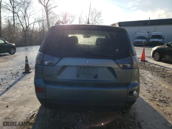 2007 Mitsubishi Outlander LS with VIN JA4MT31X67Z005015, listed as a Copart auction lot 86726154 with 203,574 mi miles and Salvage Title. Bid and sale history available at carsss.com. Image 6.