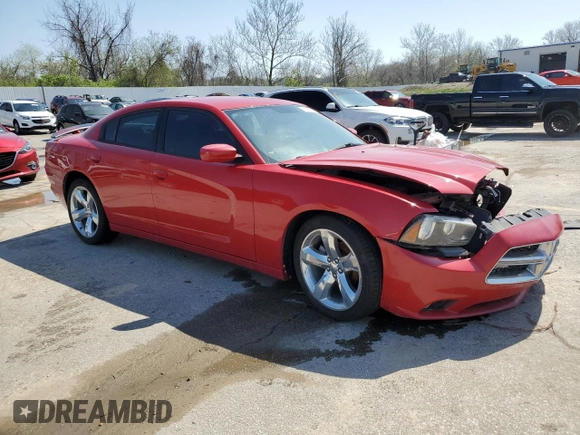 2012 Dodge Charger SXT with VIN 2C3CDXHG8CH136053, listed as a Copart auction lot 51967325 with 127,218 mi miles and Salvage Title. Bid and sale history available at DreamBid. Image 4.