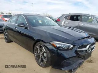 2025 Mercedes-Benz C 300 with VIN W1KAF4GBXSR238038, listed as a IAAI auction lot 41682379 with 431 mi miles and . Bid and sale history available at DreamBid. Image 1.