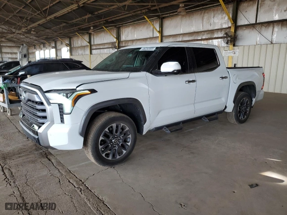 2023 Toyota Tundra 4WD Limited with VIN 5TFJA5DB2PX104372, listed as a Copart auction lot 45232005 with 19,989 mi miles and Salvage Title. Bid and sale history available at carsss.com. Image 1.