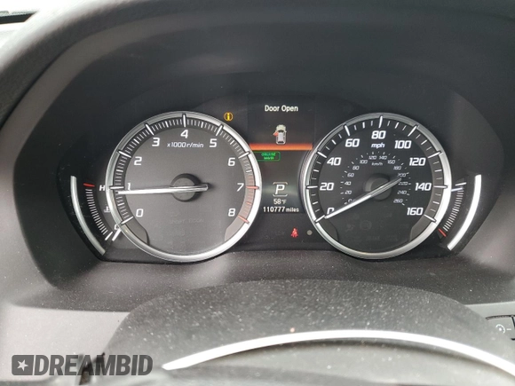 2014 Acura MDX with VIN 5FRYD3H20EB020030, listed as a Copart auction lot 48333315 with 110,777 mi miles and Salvage Title. Bid and sale history available at carsss.com. Image 9.