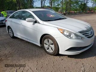 2014 Hyundai Sonata GLS with VIN 5NPEB4AC6EH812820, listed as a IAAI auction lot 42098470 with 172,035 mi miles and . Bid and sale history available at carsss.com. Image 1.