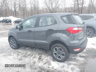 2020 Ford EcoSport S with VIN MAJ6S3FLXLC333600, listed as a IAAI auction lot 41546361 with 47,834 mi miles and . Bid and sale history available at DreamBid. Image 14.