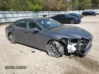 2021 Lexus ES 350 with VIN 58ADZ1B18MU084235, listed as a Copart auction lot 50713635 with 55,539 mi miles and Salvage Title. Bid and sale history available at DreamBid. Image 4.