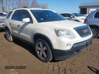 2012 GMC Acadia SLT1 with VIN 1GKKRRED3CJ321905, listed as a IAAI auction lot 41661270 with 158,753 mi miles. Bid and sale history available at carsss.com. Image 1.