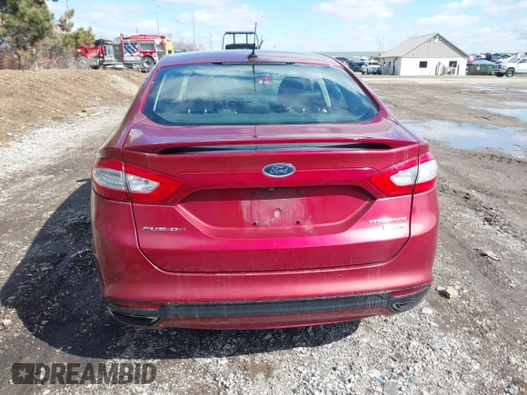 2013 Ford Fusion Titanium with VIN 3FA6P0D97DR389052, listed as a IAAI auction lot 41750337 with 169,204 mi miles. Bid and sale history available at carsss.com. Image 16.