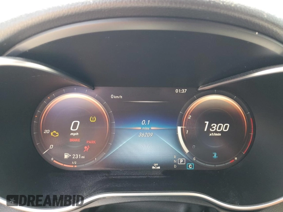 2020 Mercedes-Benz C 300 z VIN W1KWJ8EB0LF984869, wystawiony jako Copart lot #56933844 z przebiegiem 36 209 mil mil oraz Szkoda całkowita • Salvage title. Historia ofert i sprzedaży dostępna na DreamBid. Obrazek 9.