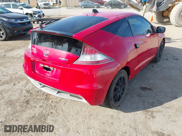 2011 Honda CR-Z EX with VIN JHMZF1D60BS007613, listed as a IAAI auction lot 41905173 with 139,930 mi miles. Bid and sale history available at carsss.com. Image 4.
