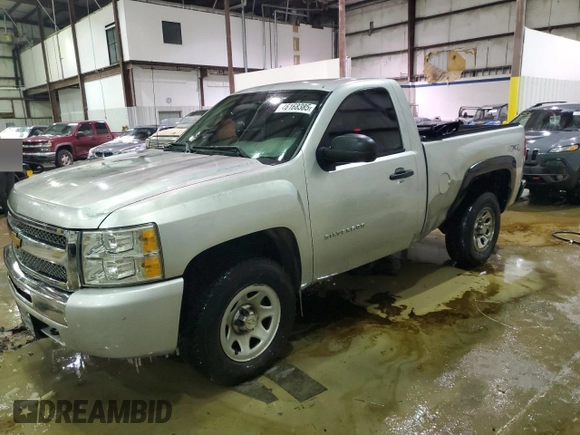 2012 Chevrolet Silverado 1500 Work Truck with VIN 1GCNKPEA8CZ337882, listed as a Copart auction lot 46168385 with 135,594 mi miles and Salvage Title. Bid and sale history available at DreamBid. Image 1.