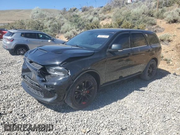 2020 Dodge Durango R/T with VIN 1C4SDHCT0LC394328, listed as a Copart auction lot 60821955 with 70,504 mi miles and Salvage title. Bid and sale history available at DreamBid. Image 1.