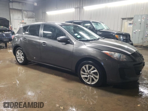 2013 Mazda 3 i Touring with VIN JM1BL1L75D1777109, listed as a Copart auction lot 87866445 with 95,316 mi miles and Salvage Title. Bid and sale history available at carsss.com. Image 4.