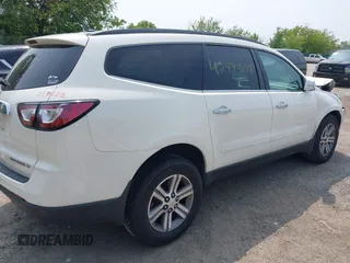 2015 Chevrolet Traverse LT with VIN 1GNKVHKD6FJ135079, listed as a IAAI auction lot 42493198 with Not provided miles and . Bid and sale history available at DreamBid. Image 4.