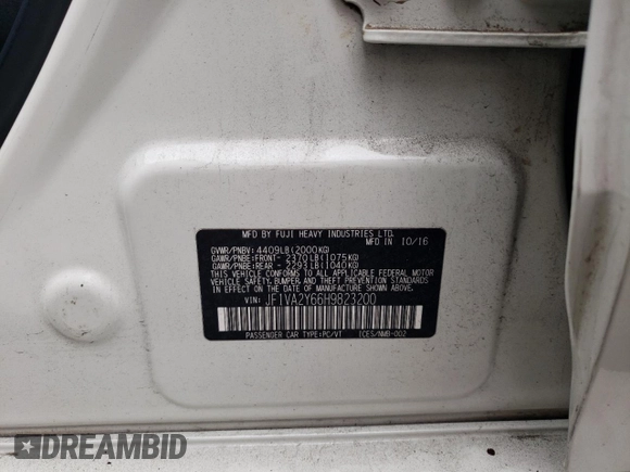 2017 Subaru WRX STI Limited with VIN JF1VA2Y66H9823200, listed as a Copart auction lot 75667854 with 78,188 mi miles and Salvage Title. Bid and sale history available at carsss.com. Image 12.