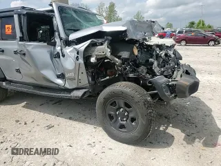 2018 Jeep Wrangler Unlimited Sport z VIN 1C4HJXDG6JW258540, wystawiony jako Copart lot #56636335 z przebiegiem Nie podano mil oraz Czysty tytuł • Clean title. Historia ofert i sprzedaży dostępna na DreamBid. Obrazek 14.