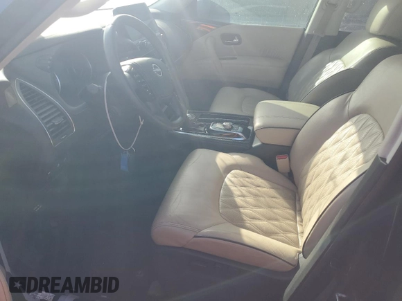2021 Nissan Armada Platinum with VIN JN8AY2CC3M9147997, listed as a Copart auction lot 76510284 with 61,104 mi miles and Non Repairable. Bid and sale history available at carsss.com. Image 7.
