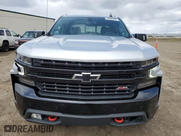 2021 Chevrolet Silverado 1500 LT Trail Boss with VIN 3GCPYFEL2MG130876, listed as a Copart auction lot 53039345 with 23,099 mi miles and Salvage Title. Bid and sale history available at DreamBid. Image 5.