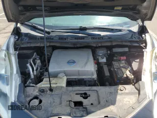 2013 Nissan LEAF SV with VIN 1N4AZ0CP0DC403733, listed as a Copart auction lot 63444585 with 56,896 mi miles and Clean title. Bid and sale history available at DreamBid. Image 11.