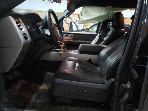 2014 Ford Expedition Max Limited с VIN 1FMJK2A5XEEF65351, выставлен на аукционе Copart как лот 52586295 с пробегом 222 098 миль миль и Чистый • Clean title. История ставок и продаж доступна на DreamBid. Изображение 7.