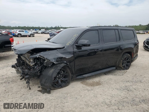 2024 Jeep Wagoneer Series II с VIN 1C4SJVBP5RS134324, выставлен на аукционе Copart как лот 49323295 с пробегом Не указан миль и Списание • Salvage title. История ставок и продаж доступна на DreamBid. Изображение 1.