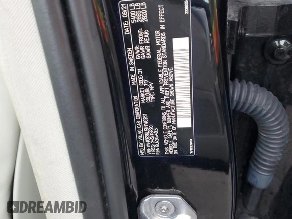 2022 Volvo V90 z VIN YV4062NL5N1146261, wystawiony jako Copart lot #85596744 z przebiegiem 28 mil mil oraz Szkoda całkowita • Salvage title. Historia ofert i sprzedaży dostępna na DreamBid. Obrazek 12.