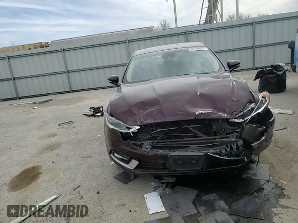 2017 Ford Fusion Titanium with VIN 3FA6P0D94HR345757, listed as a Copart auction lot 48789625 with 83,239 mi miles and Salvage title. Bid and sale history available at DreamBid. Image 11.