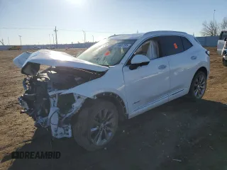 2021 Buick Envision Avenir with VIN LRBFZSR46MD123784, listed as a Copart auction lot 46607205 with 45,917 mi miles and Salvage Title. Bid and sale history available at carsss.com. Image 1.